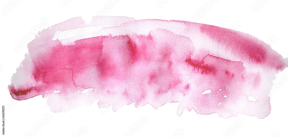 beautiful Pink print watercolor abstract background Hand drawn frame
