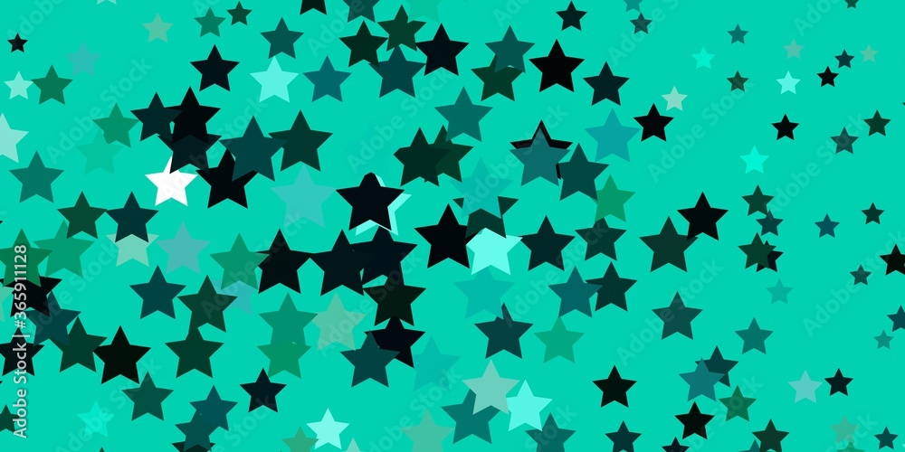 Light Green vector background with small and big stars. Shining colorful illustration with small and big stars. Best design for your ad, poster, banner. Light Green vector background with small and big stars. Shining colorful illustration with small and big stars. Best design for your ad, poster, banner.