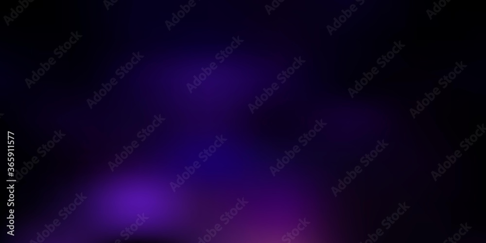Dark purple vector blur layout.