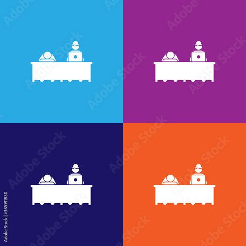 fatigue icon. Element of colleagues icon for mobile concept and web apps.