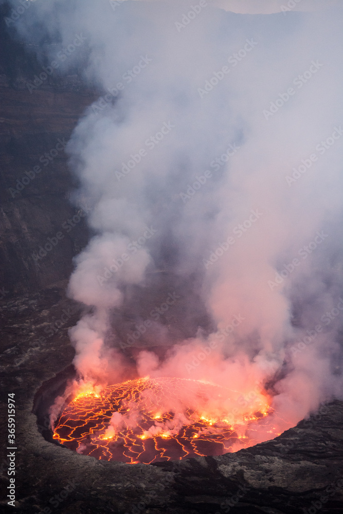 Volcan Nyiragongo, Rift Valley, R.D. Congo 