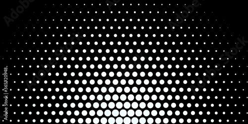 Dark BLUE vector background with spots. Glitter abstract illustration with colorful drops. Design for your commercials.