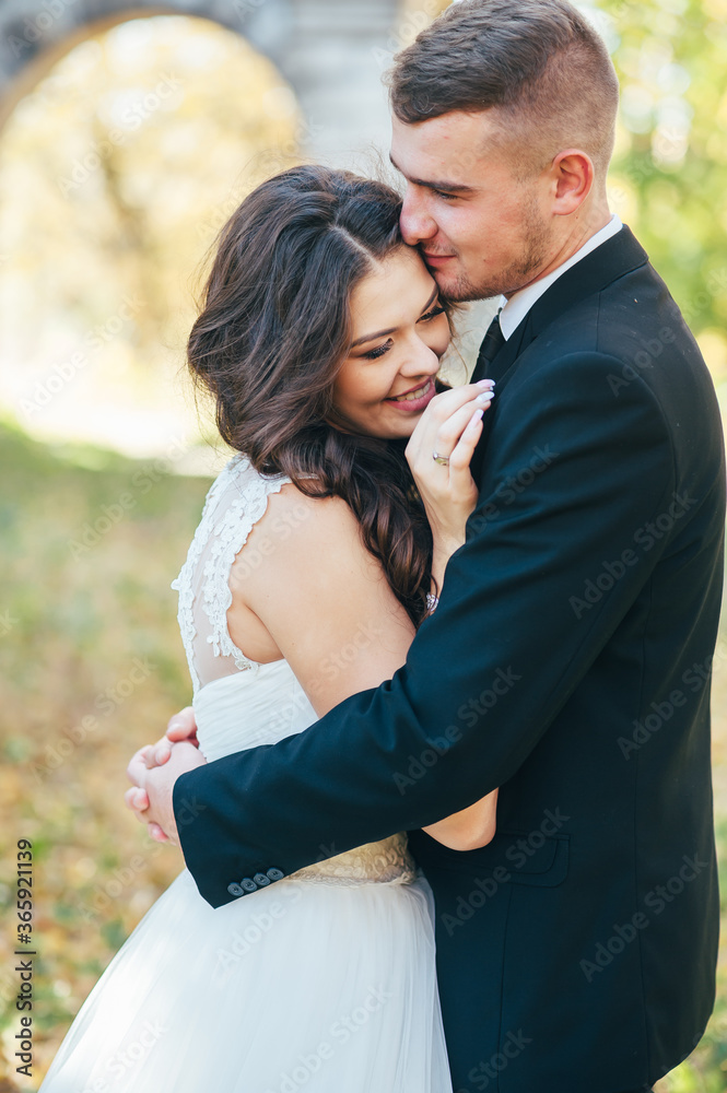 Happy couple.Wedding photo.Couple in love