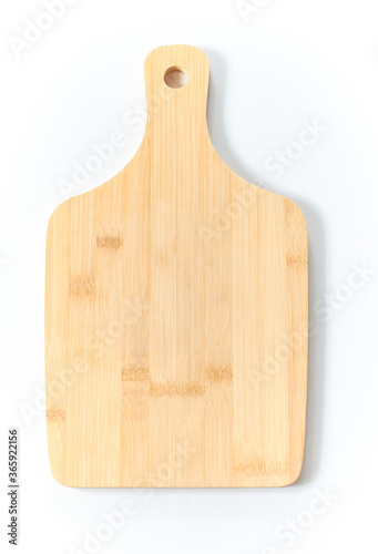 kitchen table in wood on white background