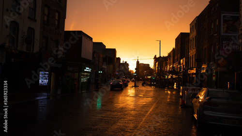 Photography sunset in Dublin