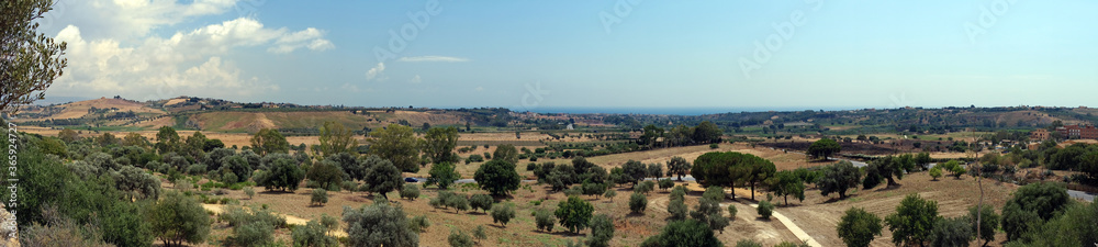 Panoramic View from Agrigente Ruins