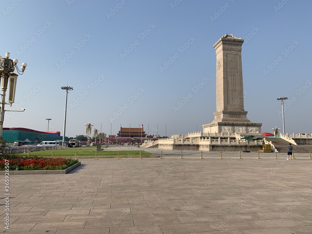Place Tian'anmen à Pékin, Chine