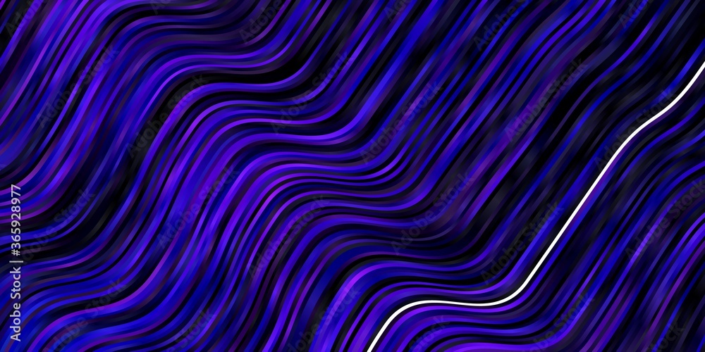 Dark Pink, Blue vector background with curved lines. Abstract illustration with bandy gradient lines. Pattern for ads, commercials. Dark Pink, Blue vector background with curved lines. Abstract illustration with bandy gradient lines. Pattern for ads, commercials.