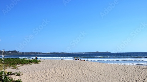 beach and sea off Costa Rica