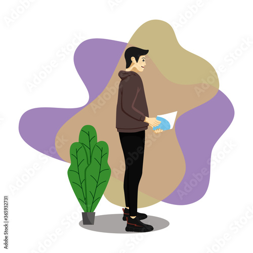 the people with their job