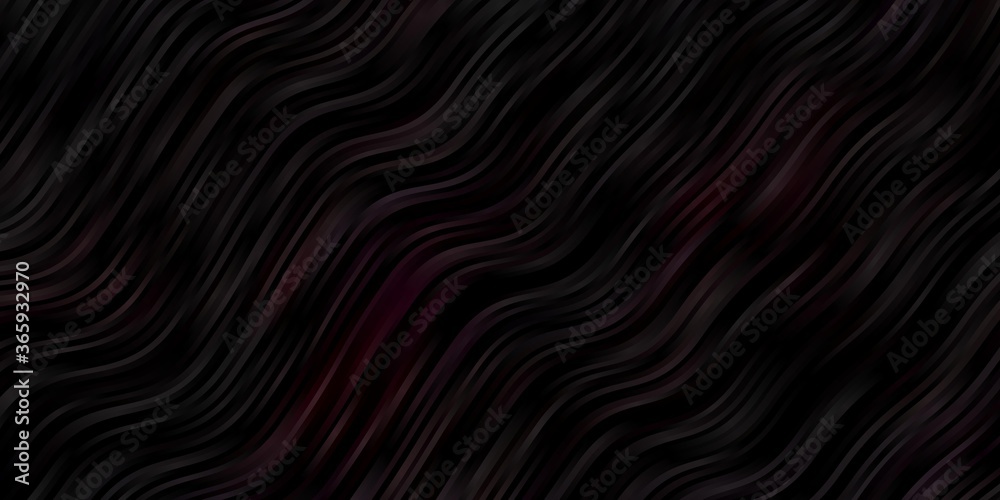 Dark Purple vector template with curves. Illustration in halftone style with gradient curves. Pattern for business booklets, leaflets Dark Purple vector template with curves. Illustration in halftone style with gradient curves. Pattern for business booklets, leaflets
