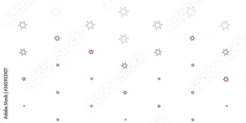 Light Pink vector template with flu signs.