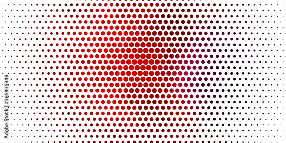 Light Blue, Red vector template with circles. Abstract colorful disks on simple gradient background. Pattern for booklets, leaflets.