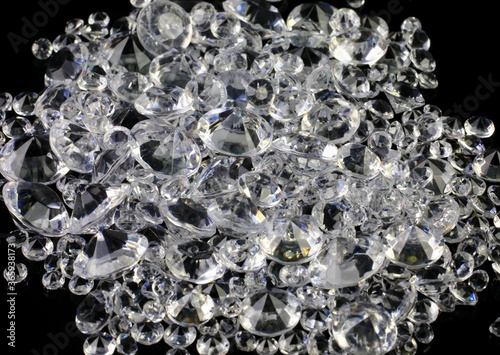 Photography Pure cut diamonds for the jewelry industry