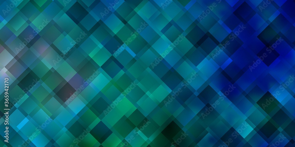 Light Blue, Green vector background with rectangles. Light Blue, Green vector background with rectangles.