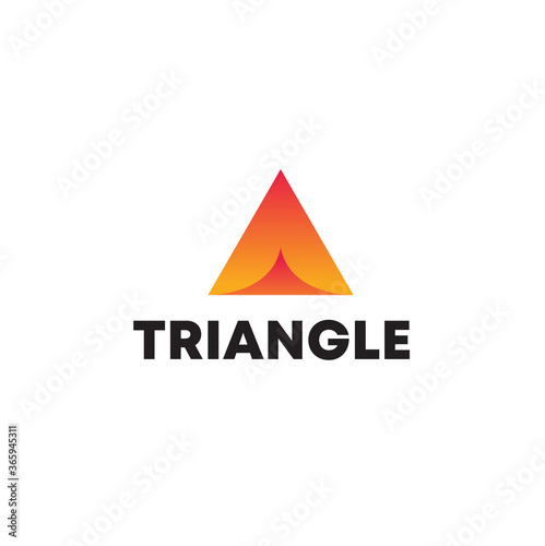 Triangle Logo icon design element vector template