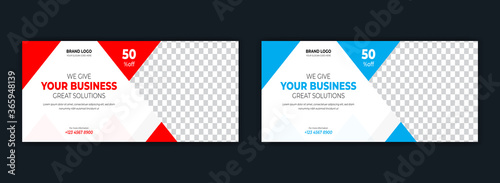 Corporate business marketing agency social media instagram post facebook cover page timeline web ad banner template design
