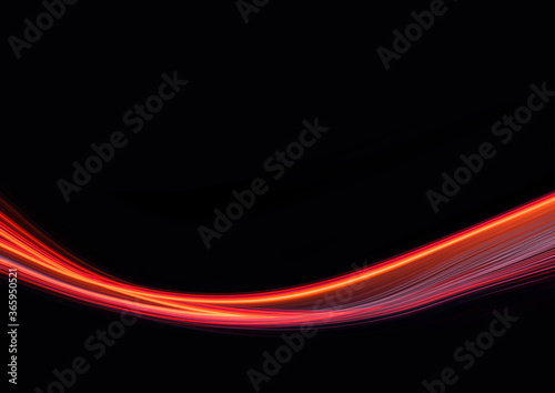 Dark neon modern background with rays and liquid, flowing reds, fire lines. Light lines, bright accent background. Acrylic liquid. 3d illustration