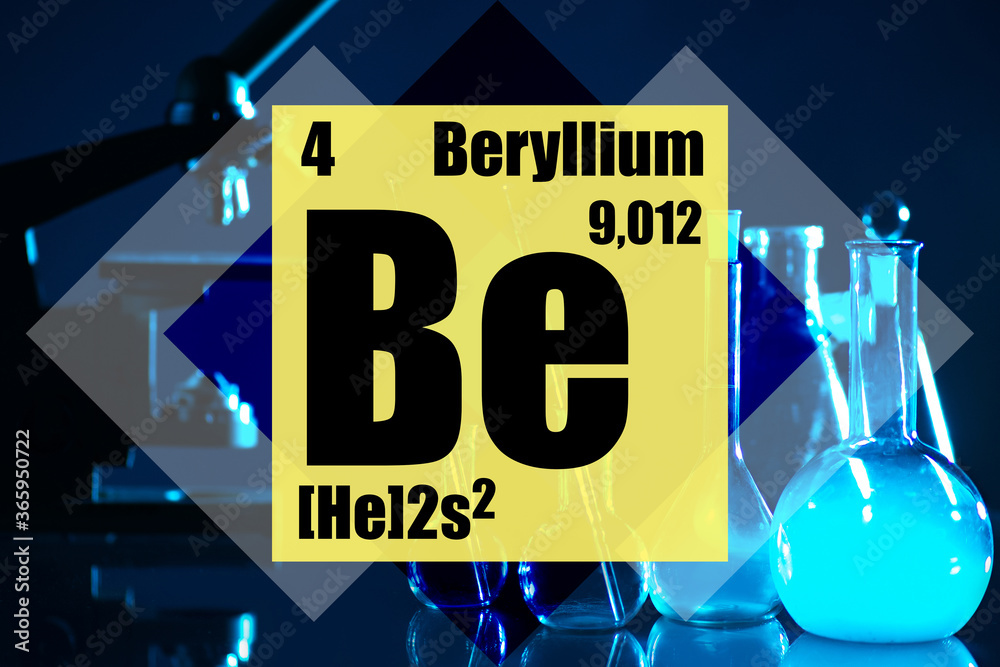 Beryllium has properties of hardness and brittleness. Chemical element