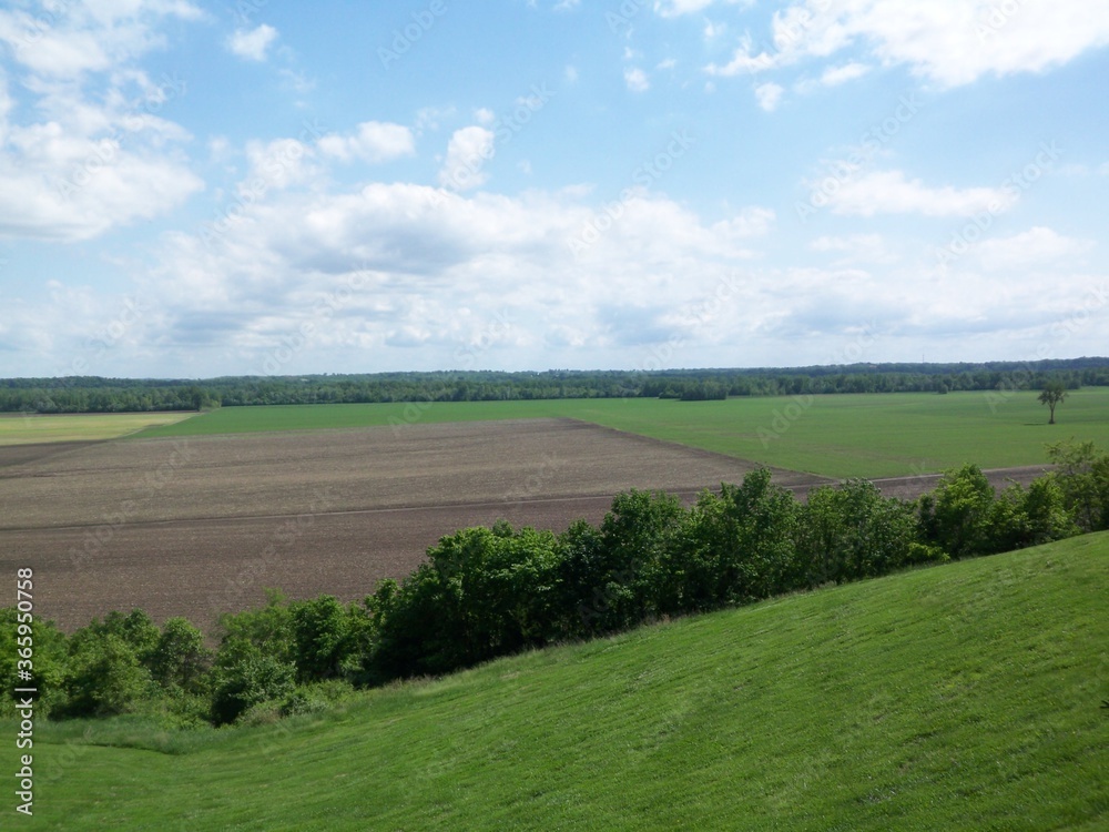 Missouri Winery and Farmland Landscape