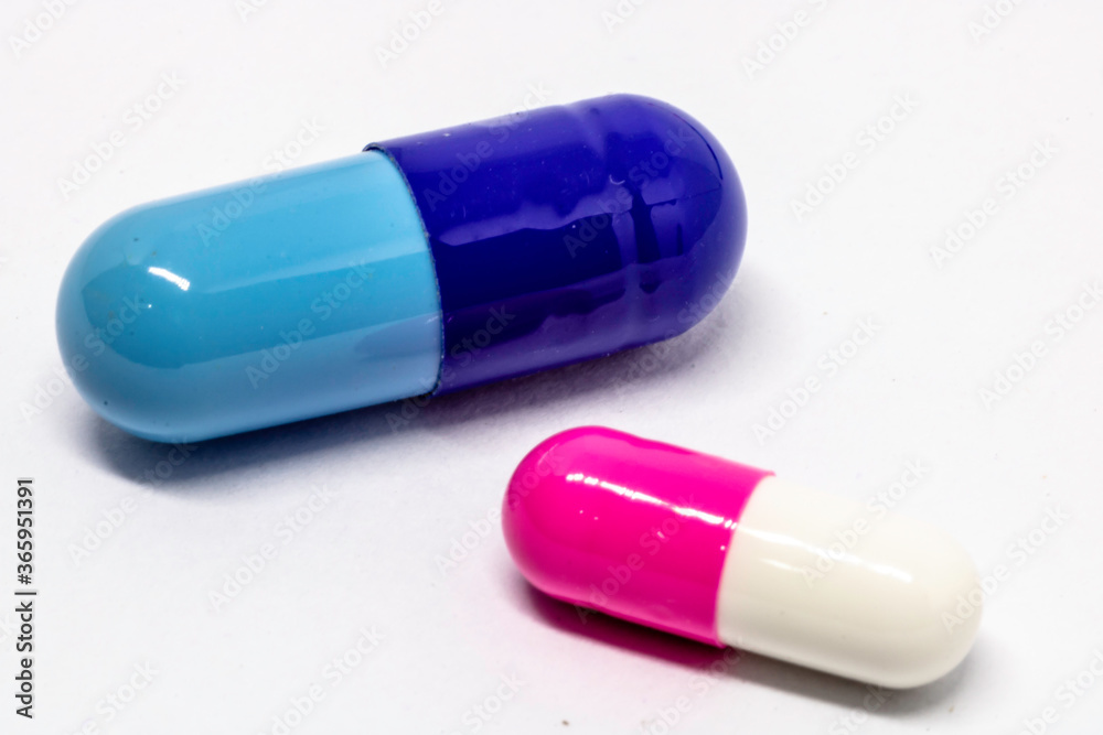 drugs capsules in white background in Brazil drugs capsules in white background in Brazil