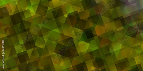 Light Yellow vector pattern with polygonal style.