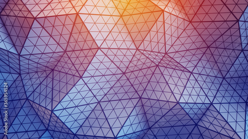 Polygonal geometric surface...