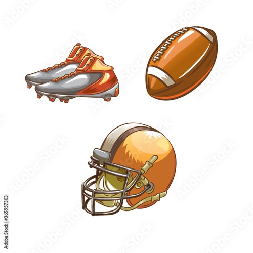 american football equipment