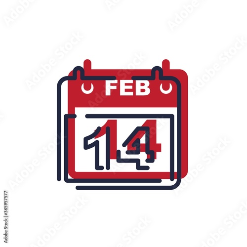 valentines date calendar