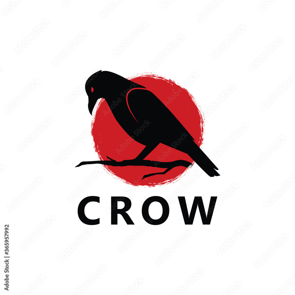 raven, crow logo inspiration