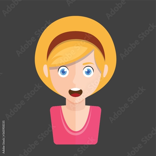 girl shocked