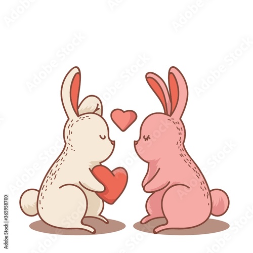 rabbit in love