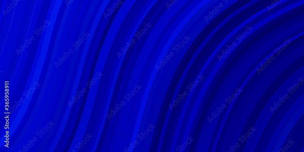 Dark BLUE vector texture with curves. Abstract illustration with bandy gradient lines. Design for your business promotion. Dark BLUE vector texture with curves. Abstract illustration with bandy gradient lines. Design for your business promotion.