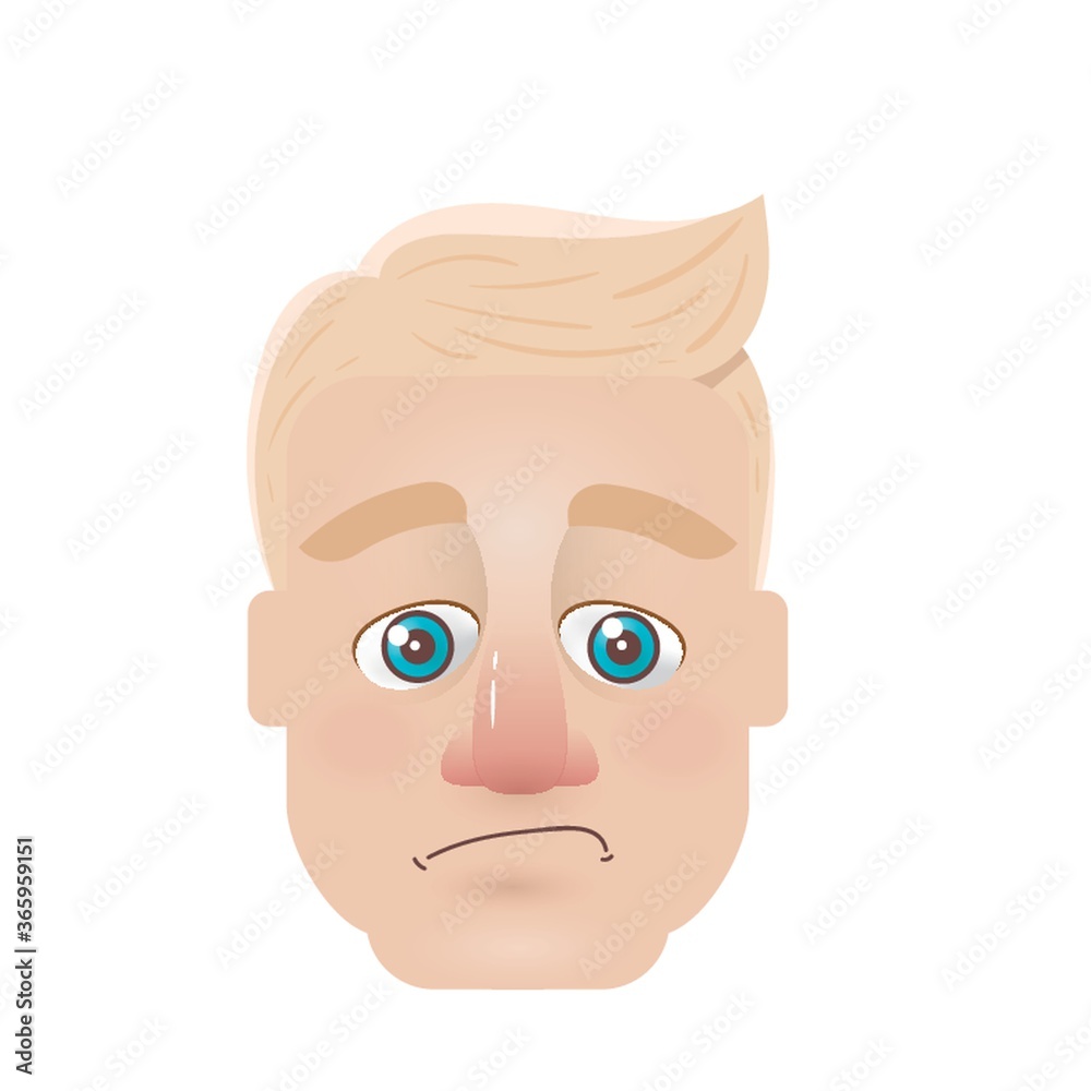 man disappointed