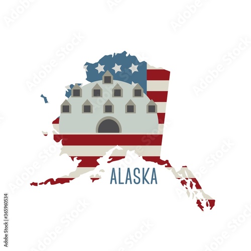 alaska state map abandoned igloo city hotel