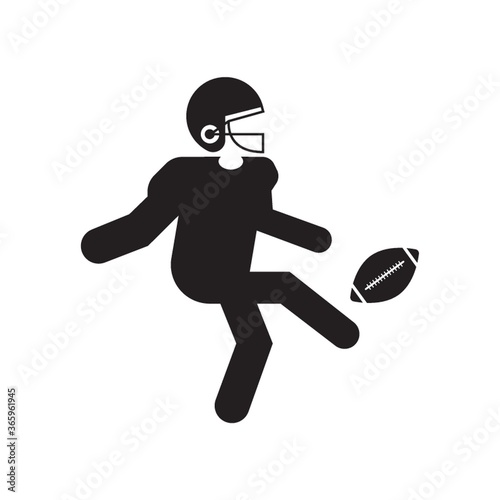 goal keeper hitting american football
