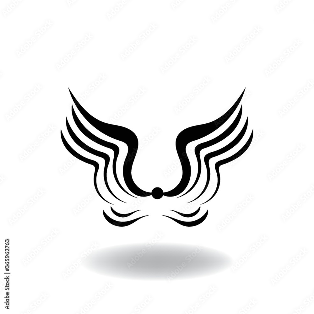 Obraz premium abstract angel wings