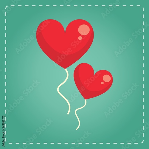 heart shaped helium balloons