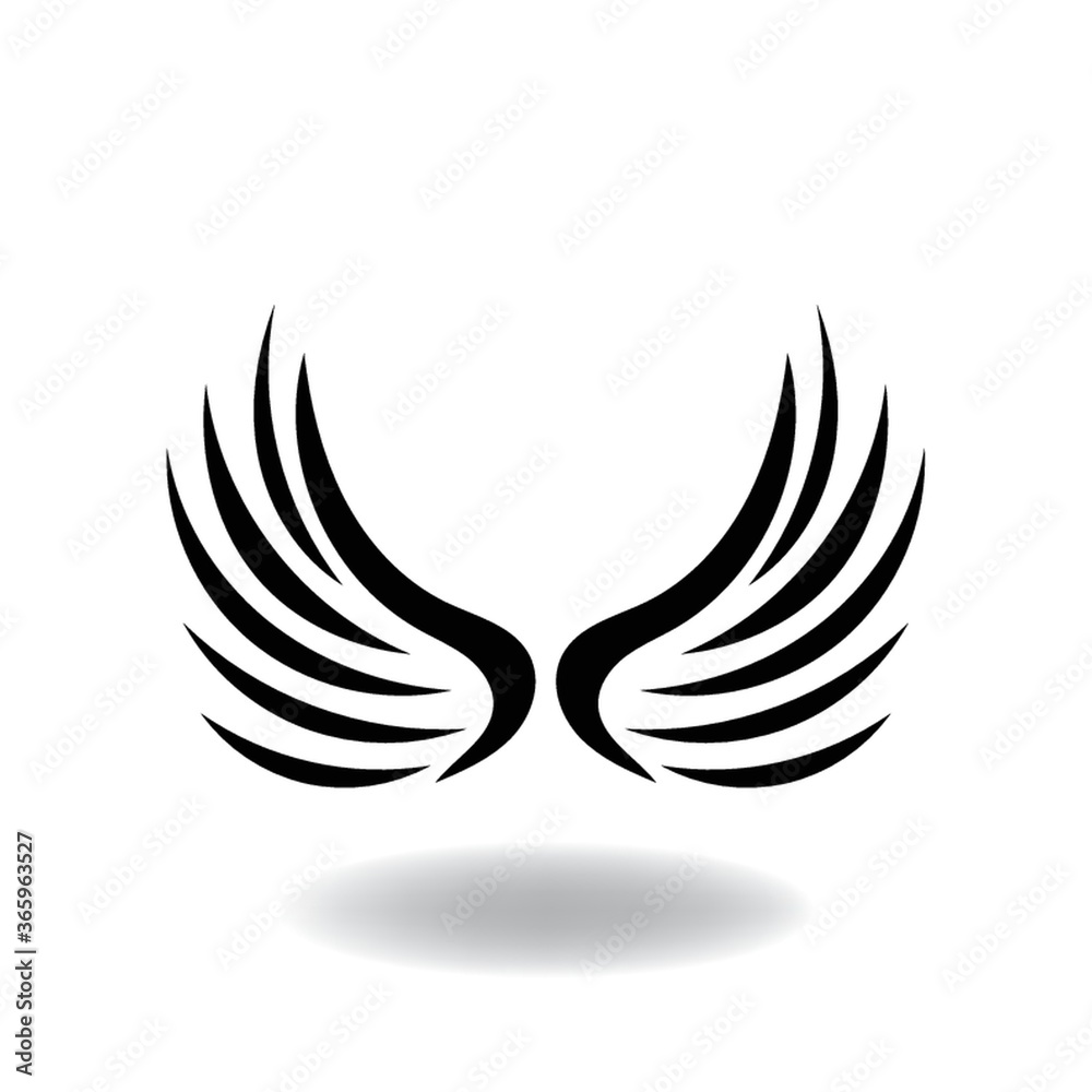 abstract angel wings abstract angel wings