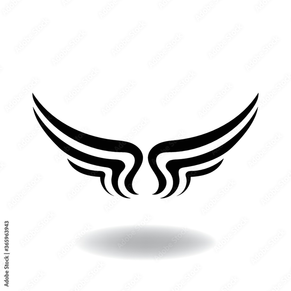 abstract angel wings abstract angel wings