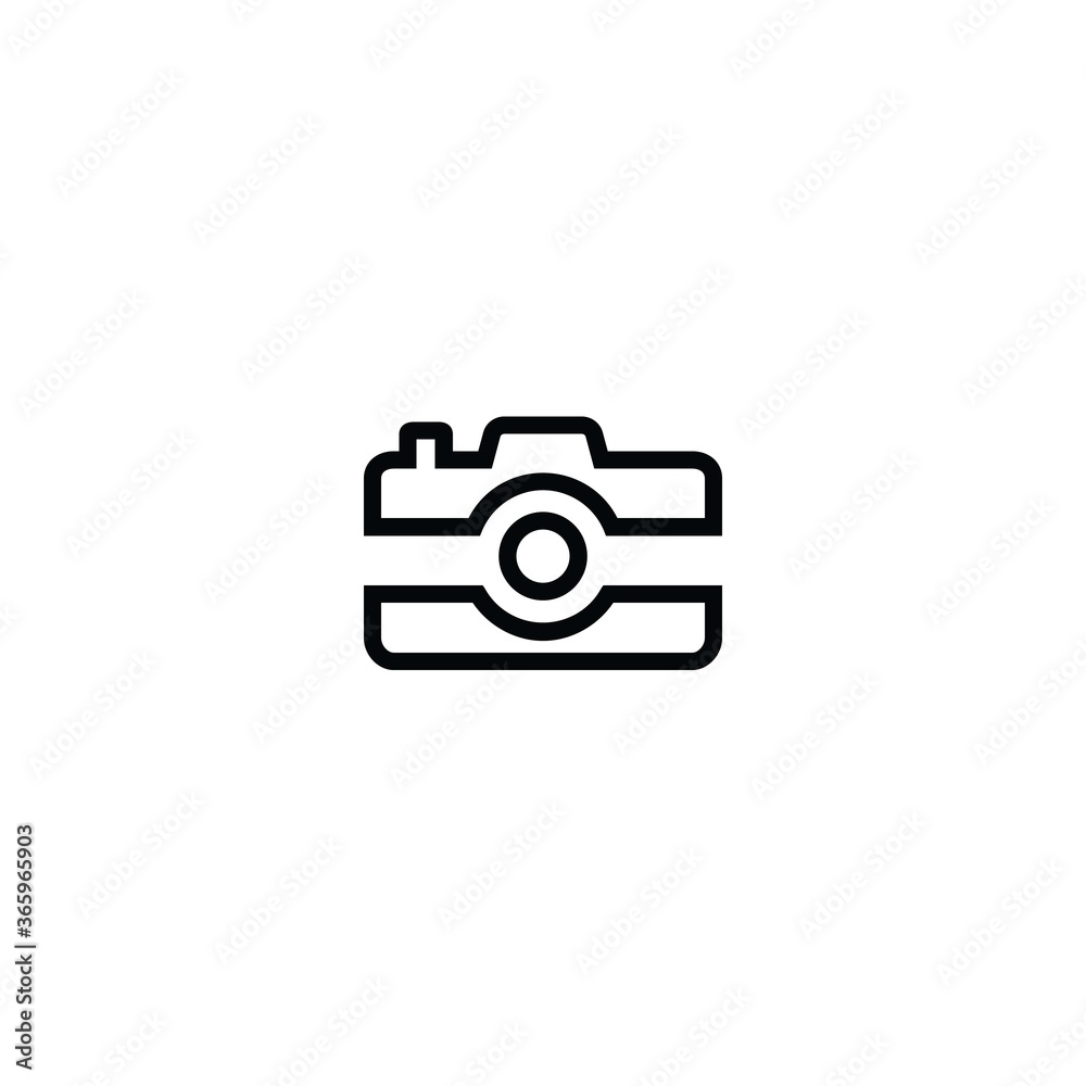 Camera icon vector logo design Camera icon vector logo design