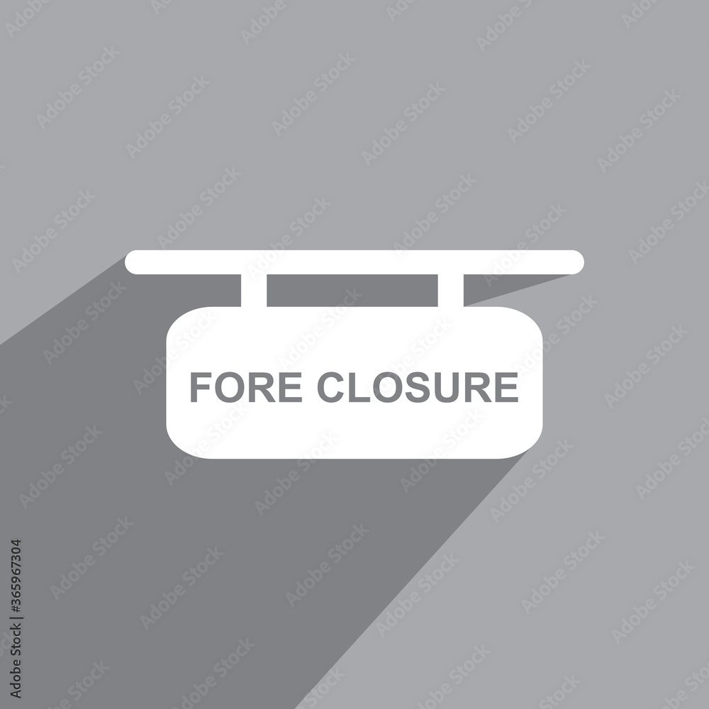 home foreclosure icon, Real estate icon vector