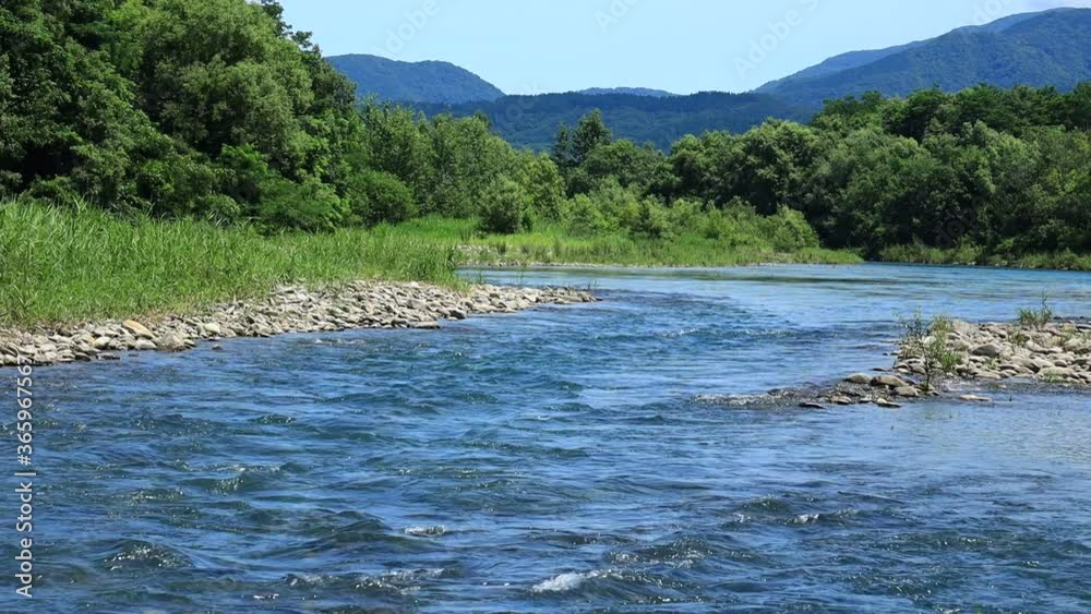 川の流れ せせらぎ 夏イメージ 川の流れ せせらぎ 夏イメージ