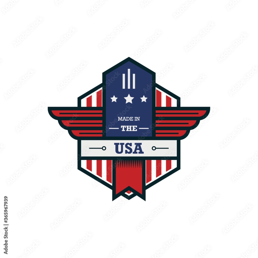 made in usa badge made in usa badge