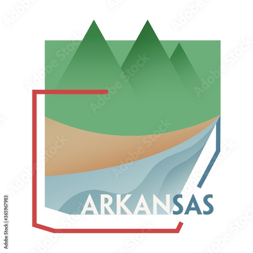 arkansas state map