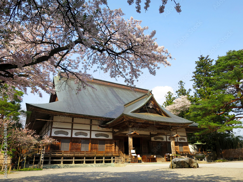 The Main-Hall of Chusonji Temple (中尊寺本堂), the world heritage in Hiraizumi, JAPAN
