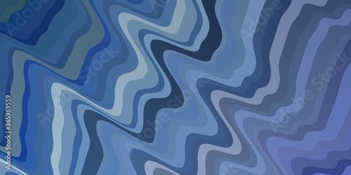 Vector background with bent lines. Colorful abstract illustration with gradient curves. Pattern for websites, landing pages.