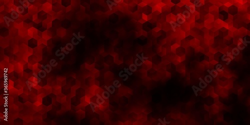 Light Red vector template in hexagonal style.