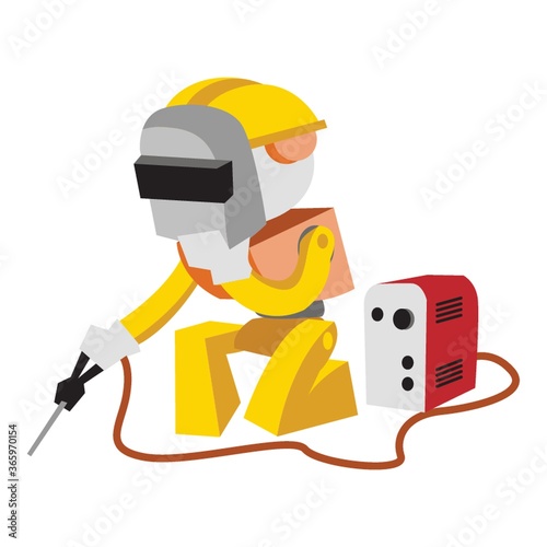 worker welding