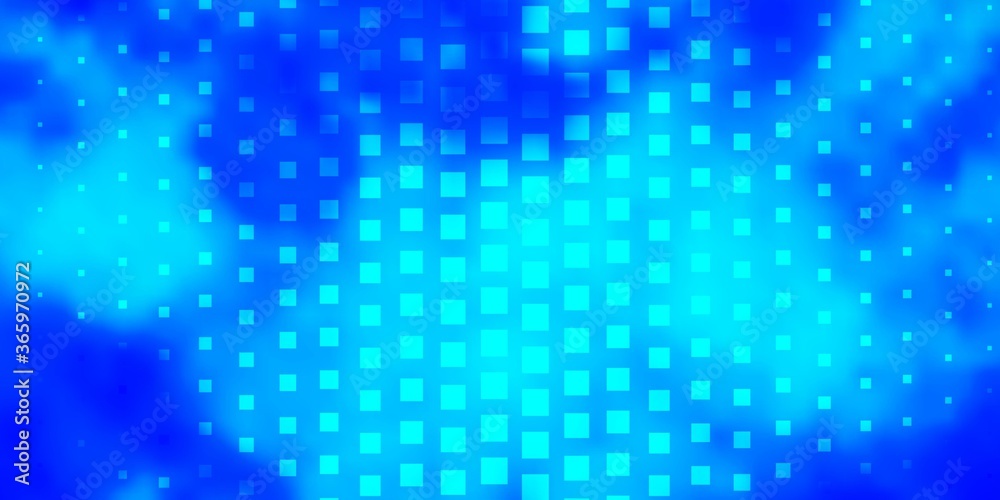 Light BLUE vector backdrop with rectangles. Abstract gradient illustration with colorful rectangles. Pattern for commercials, ads.